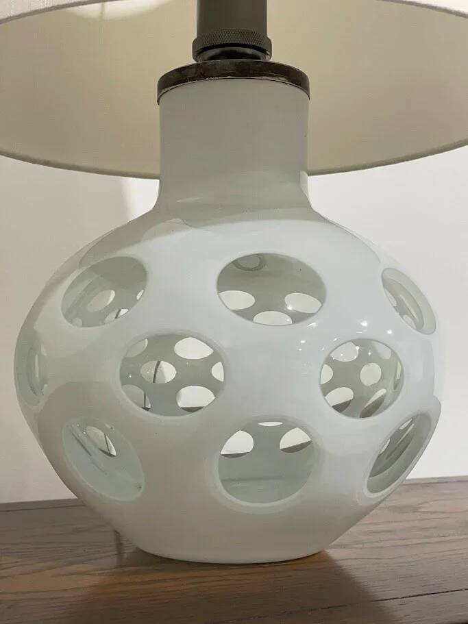 Carlo Nason glass table lamp for Mazzega Italy 1970s