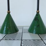 Pair of 80s Memphis era candlesticks