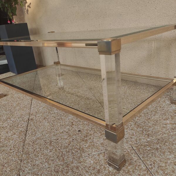 Table basse pierre vandel 1970