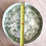 Set of two speckled porcelain plates