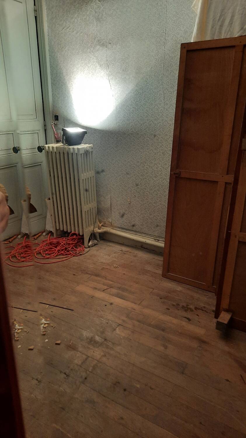 Old art deco style wardrobe