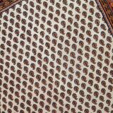 Vintage Indian Carpet Seraband handmade 122cm x 175cm 1980s, 1C519