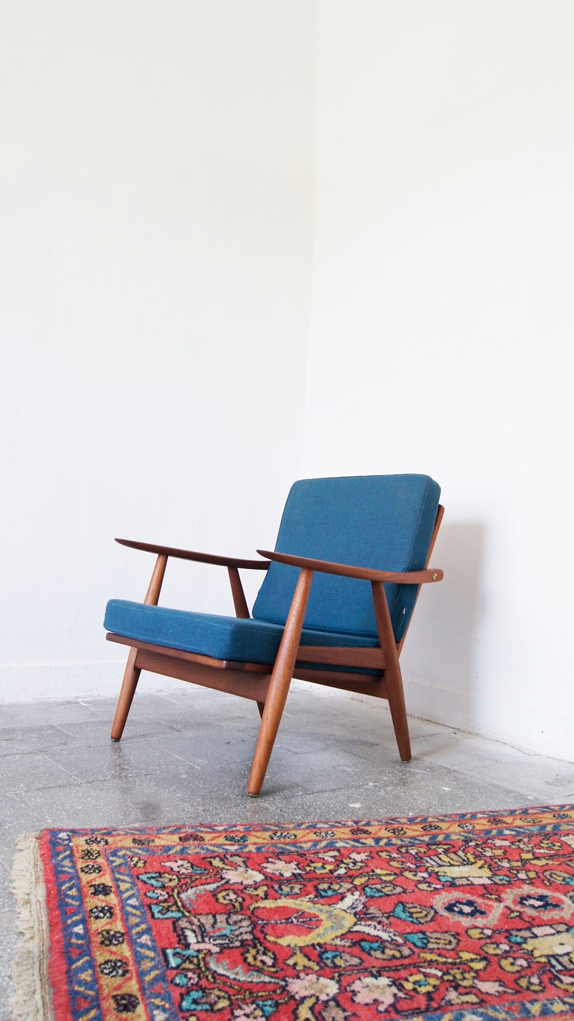 Scandinavian GE270 Lounge Chair in Solid Teak by Hans Wegner for Getama, 1960s