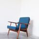 Scandinavian GE270 Lounge Chair in Solid Teak by Hans Wegner for Getama, 1960s