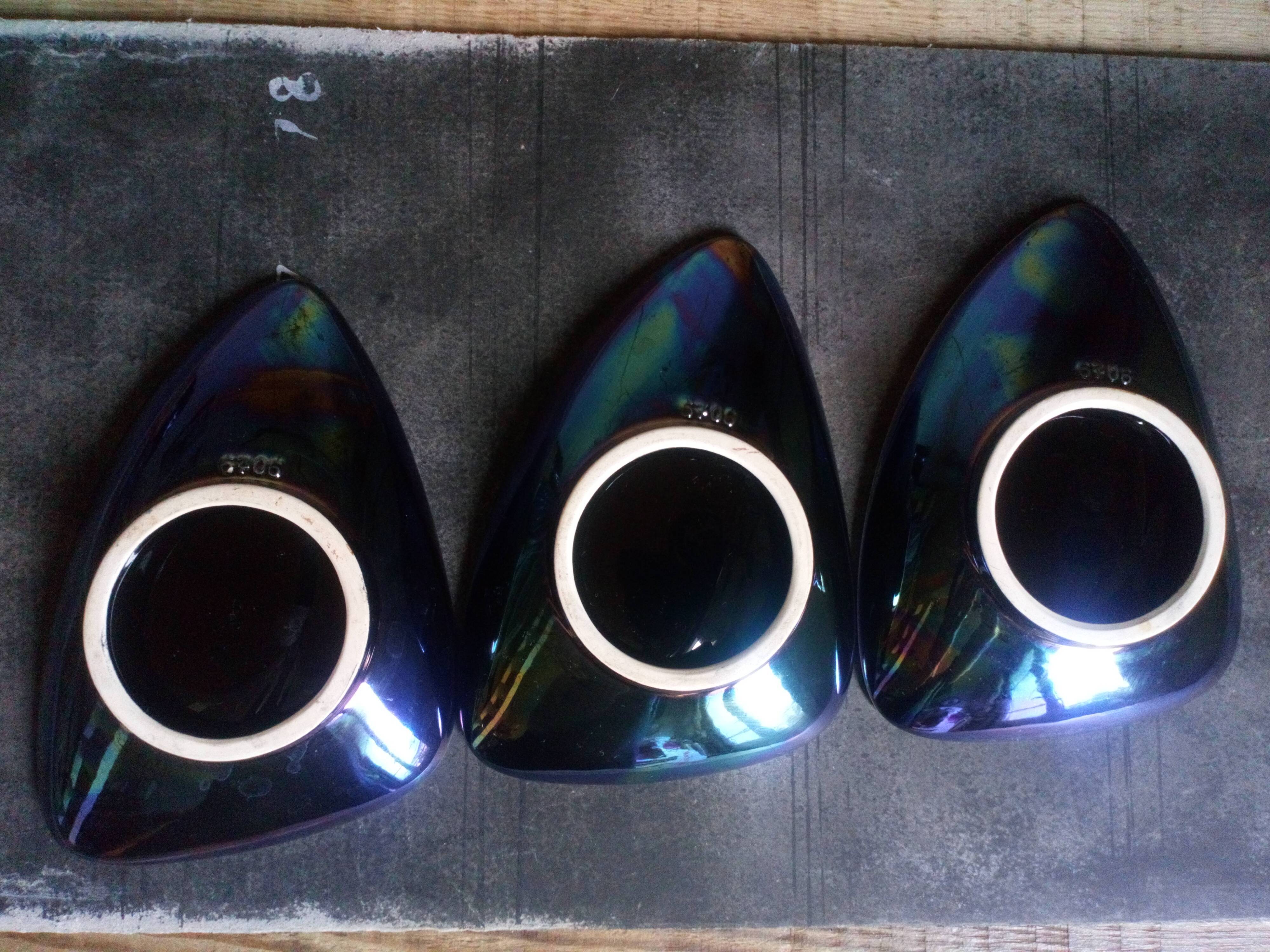 Three ceramic ravines Verceram 60s