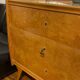 Commode pieds compas avec miroir italien des années 50