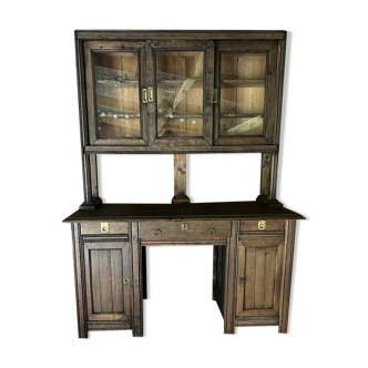 1930s apothecary sideboard/desk, in oak.