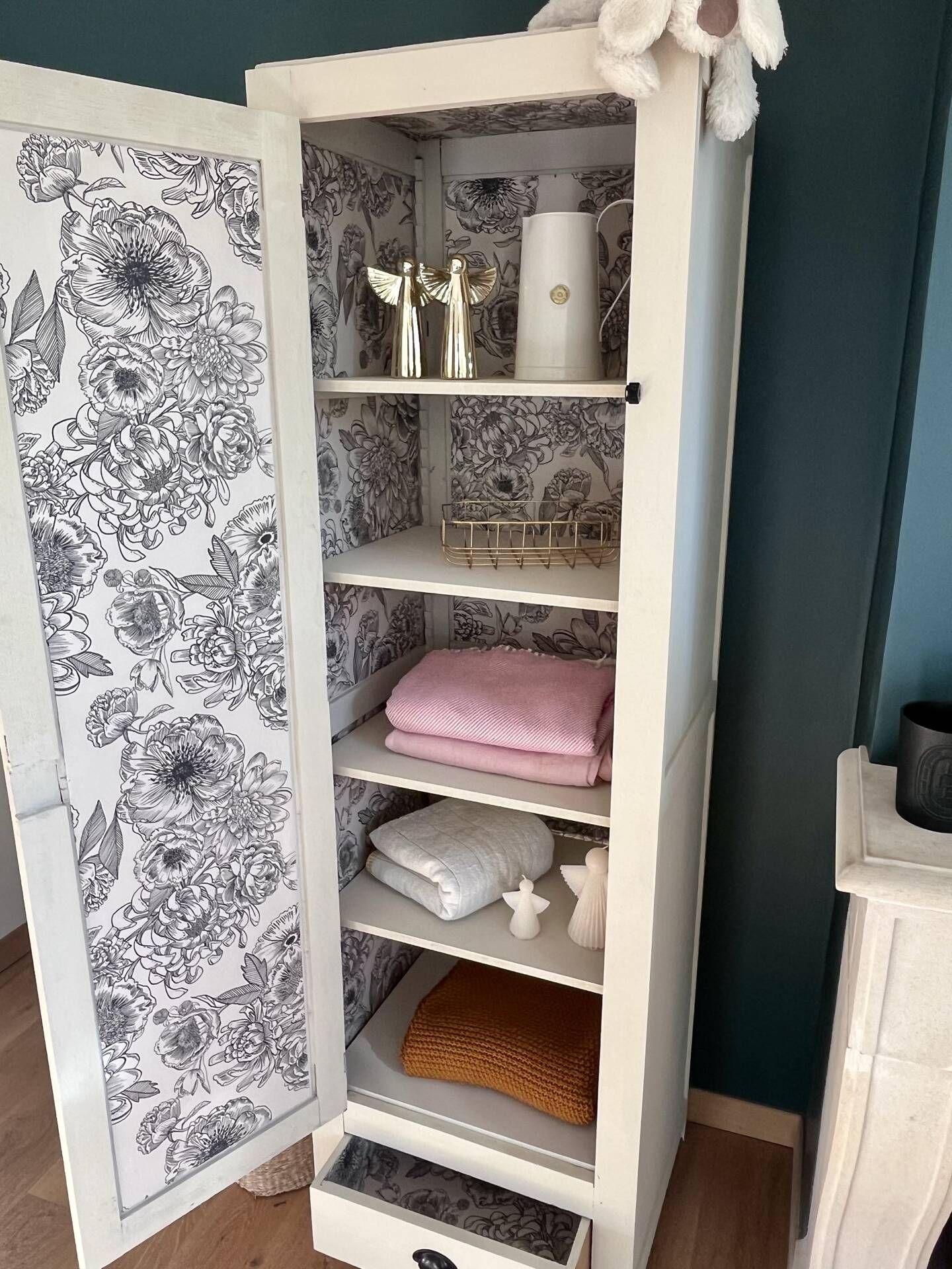 Vintage linen cupboard