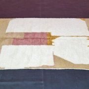 Authentic natural wool Moroccan rug 150/250 cm