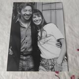 15x20 Kodak Paper Photo of Jane Birkin and Gainsbourg