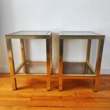 Pair of vintage 1970s side tables
