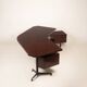 T96 Rosewood Boomerang Desk by Osvaldo Borsani for Tecno, First Edition, 1950