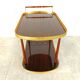 Neoclassical brass drinks  trolley, 1960s