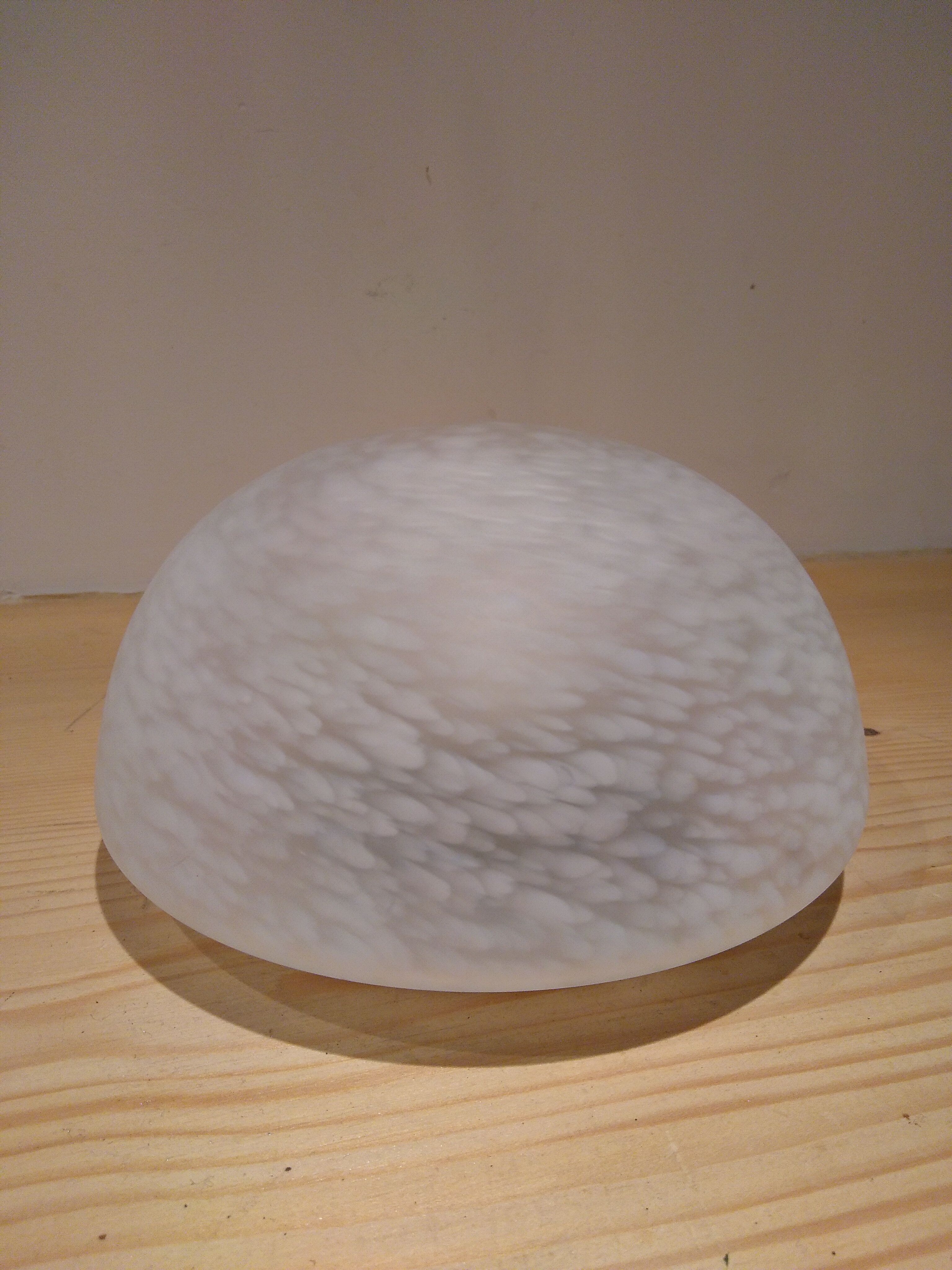 Speckled glass ceiling