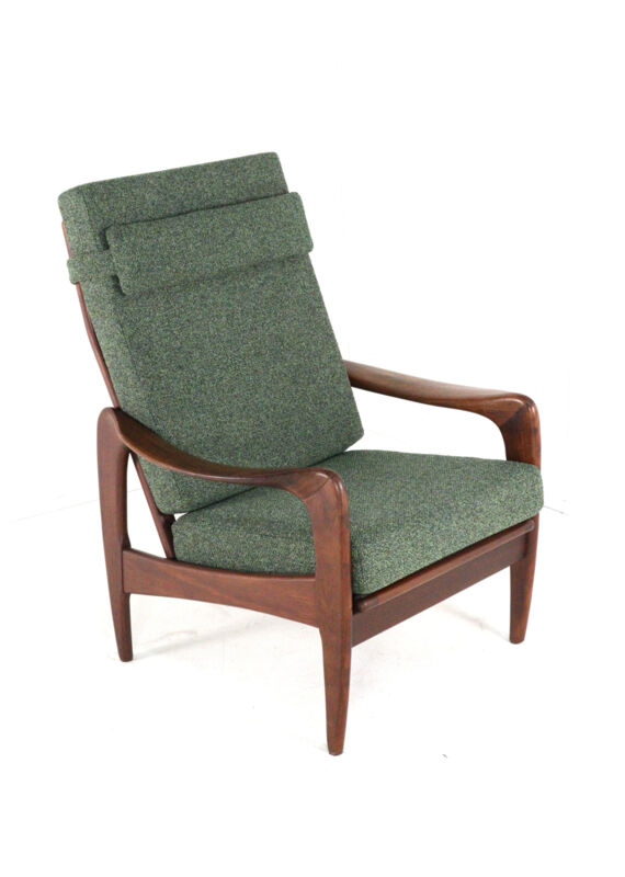De Ster armchair men's model - dutch mid century modern design in teak