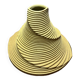 Vase en céramique géométrisée années 70