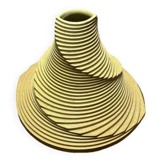 Geometric ceramic vase  70s