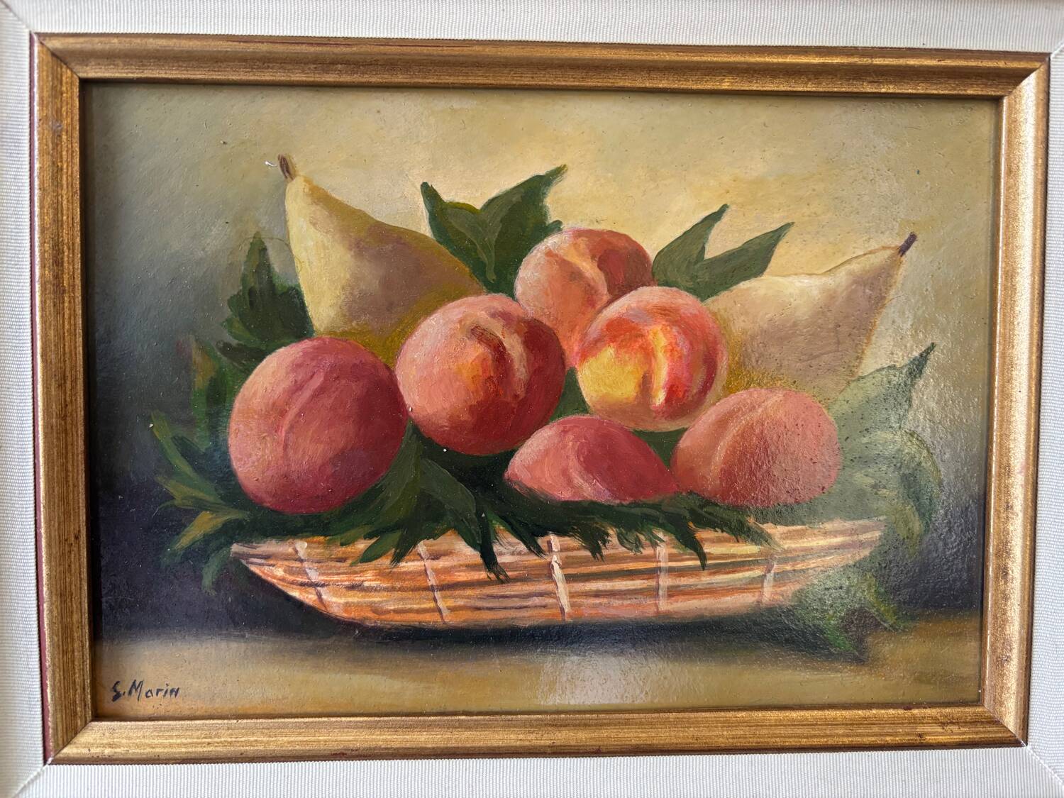 Nature morte signée