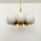 Brass Sputnik chandelier by Kaiser Leuchten