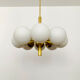 Brass Sputnik chandelier by Kaiser Leuchten