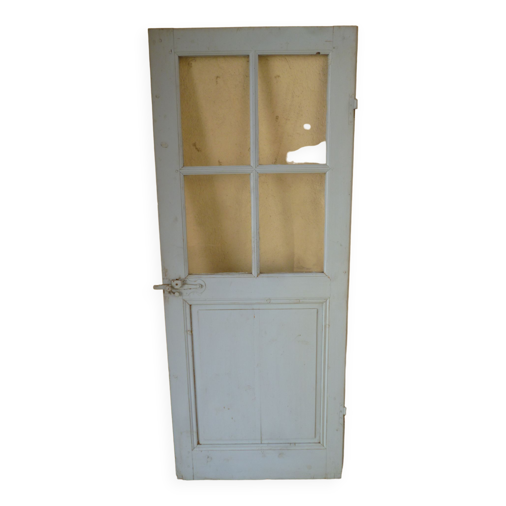 Old door blue patina