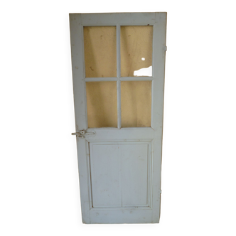Old door blue patina