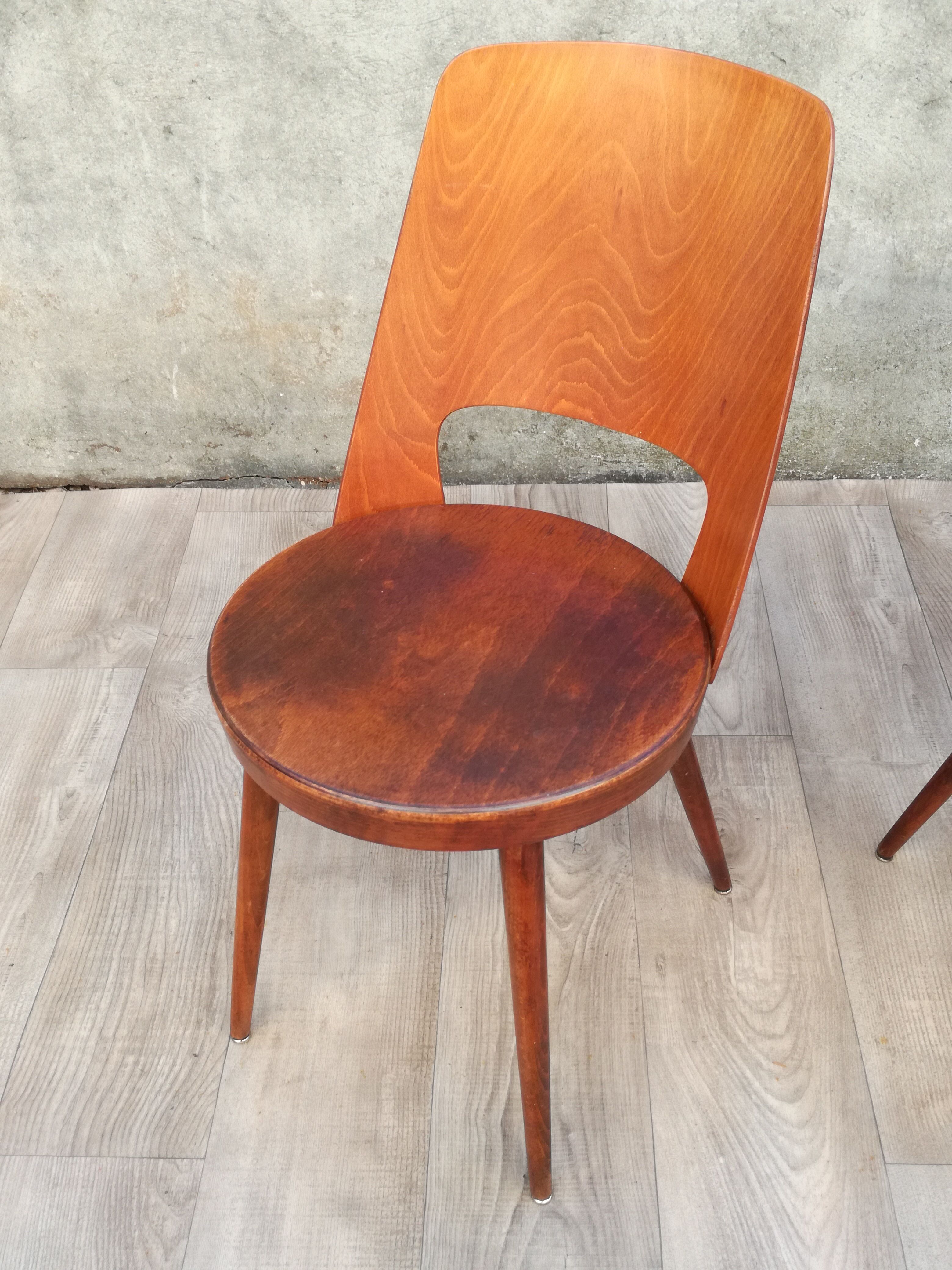 Pair of Baumann Mondor bistro chairs