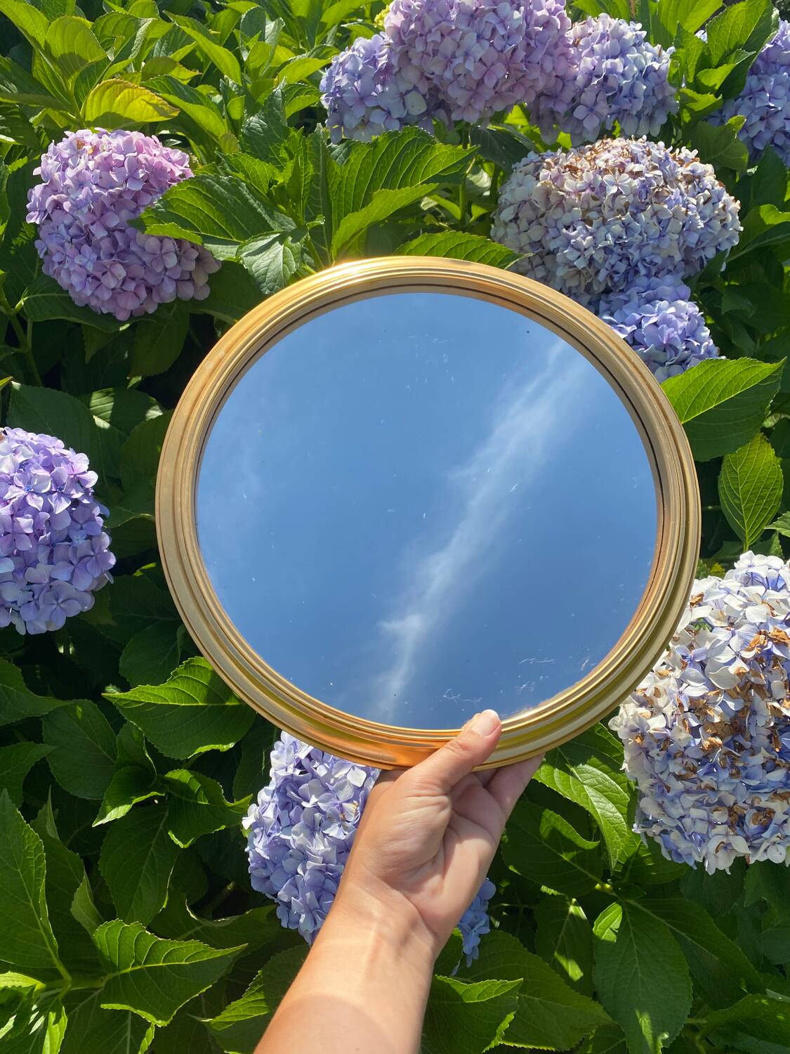 Plateau miroir art déco