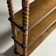 Bobbin bookcase French antique