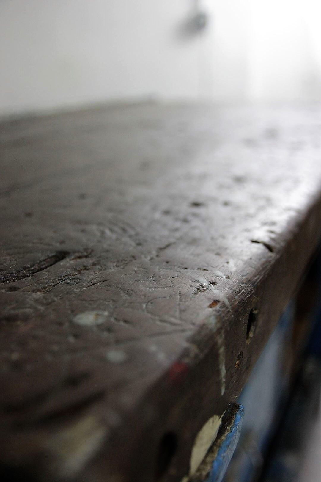 Industrial workbench in oak