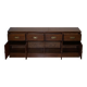 Military buffet Harrods in flame mahogany and leather