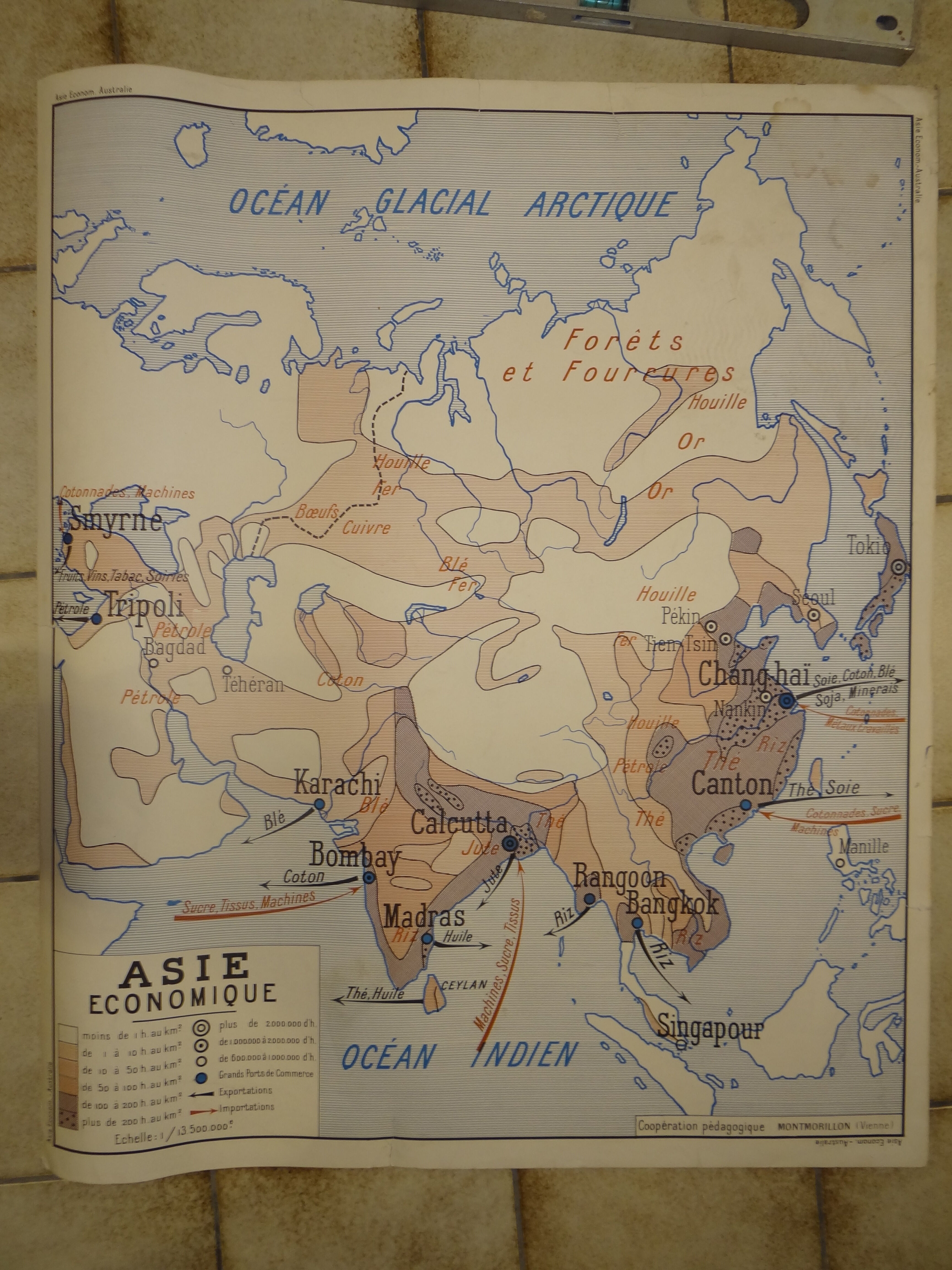 School poster australia asia economic 1950