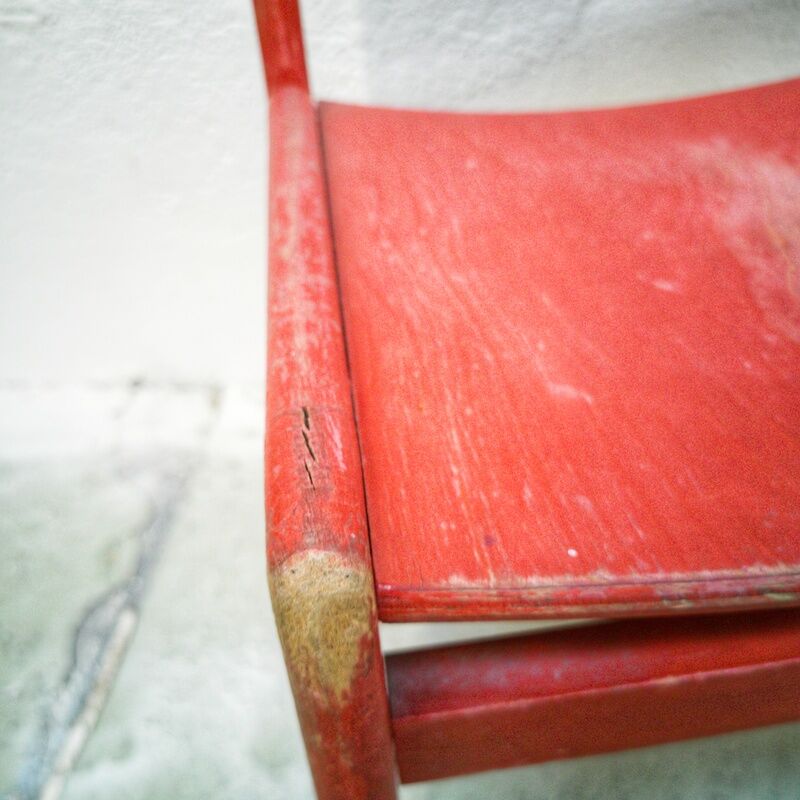 Chaise enfant rétro