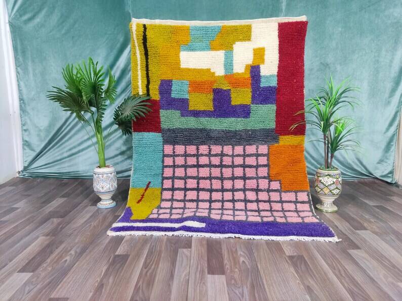 Traditional handmade Berber rug 250cm x 150cm