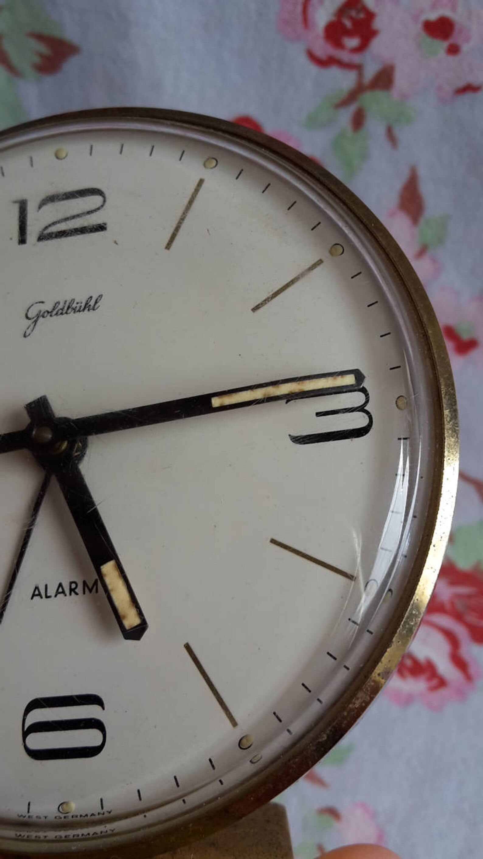 Former Goldbuhl clock Made in Vintage West Germany