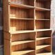 Pine bookcase (251 x 49 x height 288 cm)