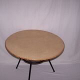 Table low edge rattan - cocktail - 50s