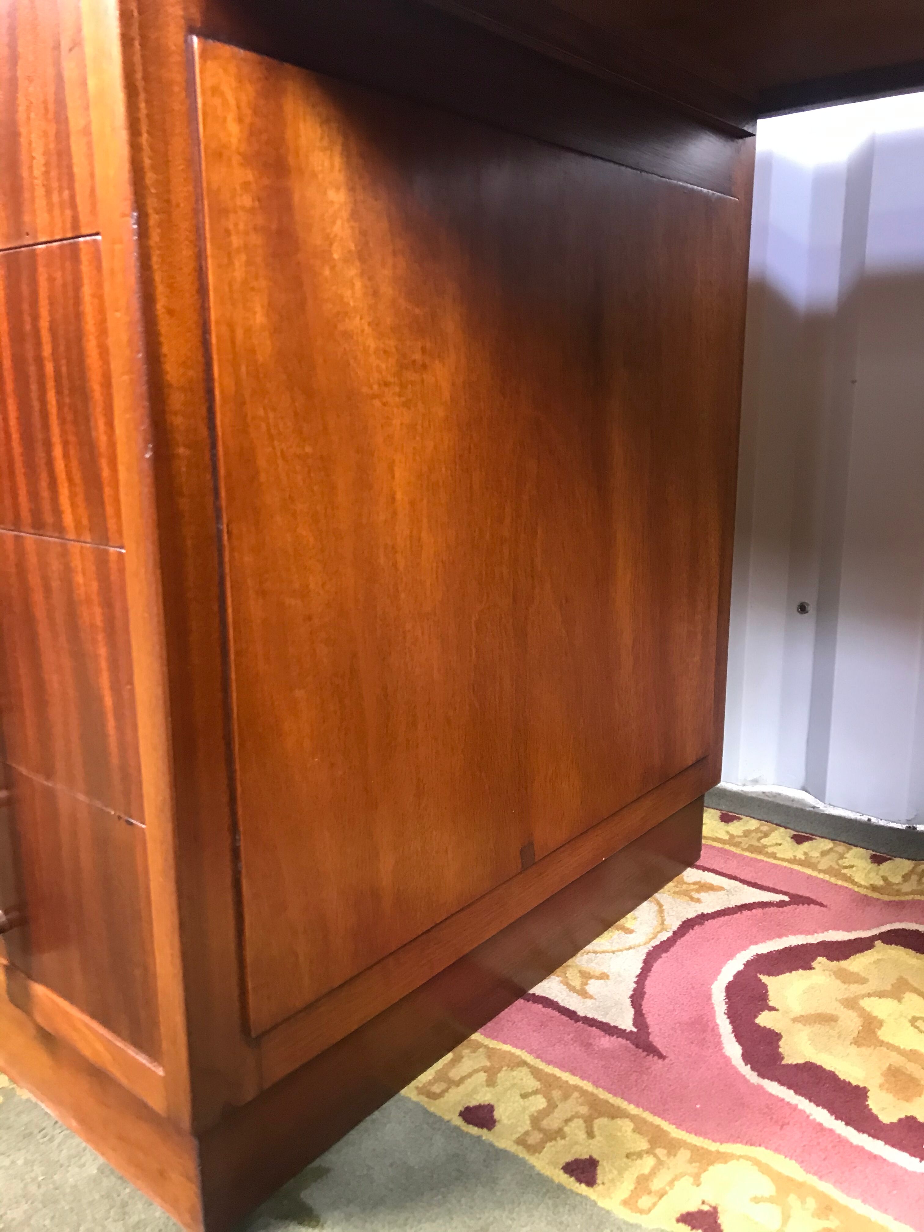 Restored Mahogany Art Deco desk