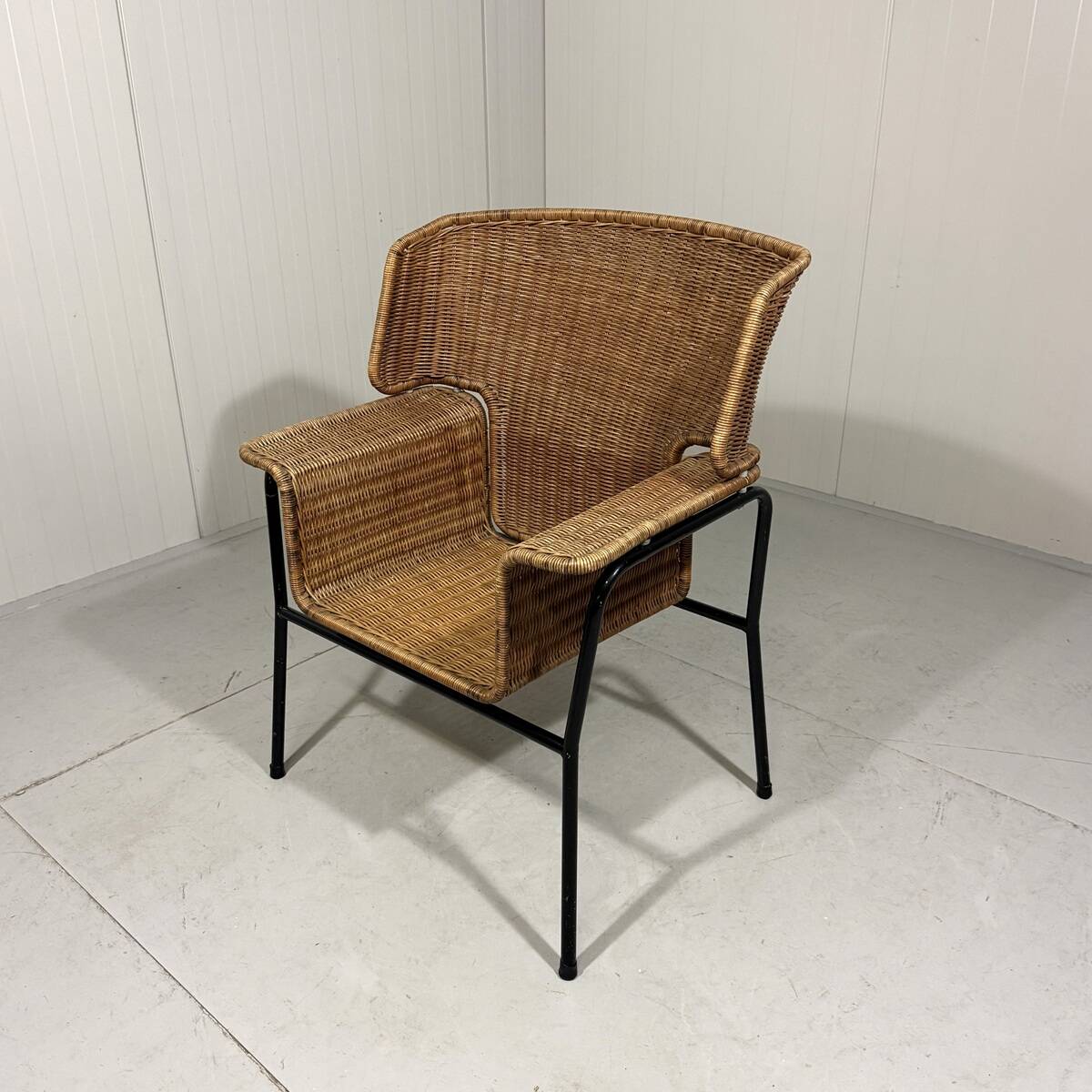 Wouter Fens rattan chair Gebr. Jonker Netherlands 1960’s