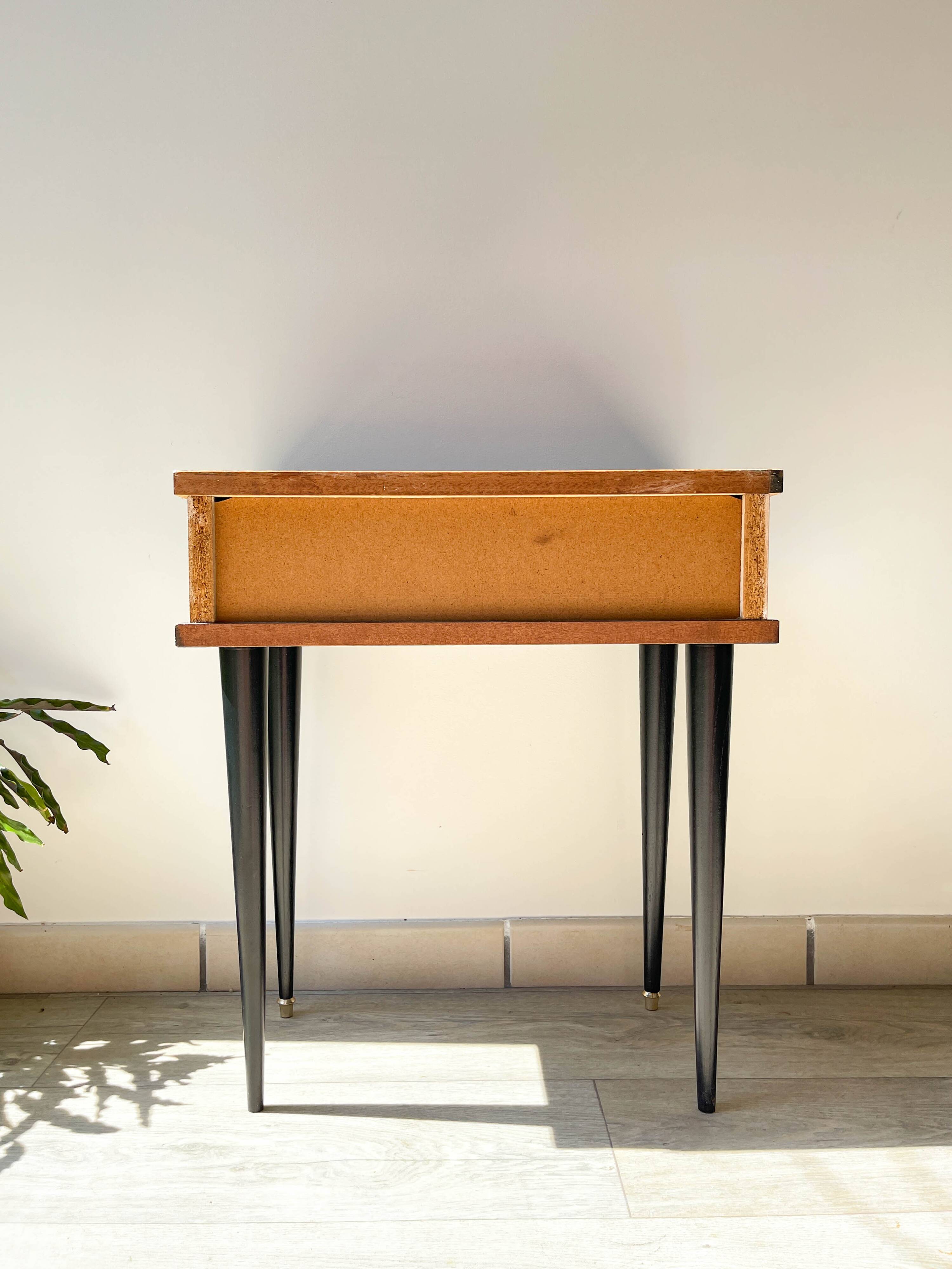 Vintage Formica bedside table, 1960s