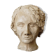 Terracotta woman's head - circa 1930