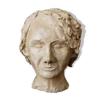 Tête de femme terracotta - vers 1930