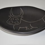 Empty cup pocket Vallauris 50s cow décor