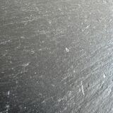 Vintage Oak Coffee Table with Belgian Blue Stone Top — Natural Oak & Dark Slate Grey, 1950s