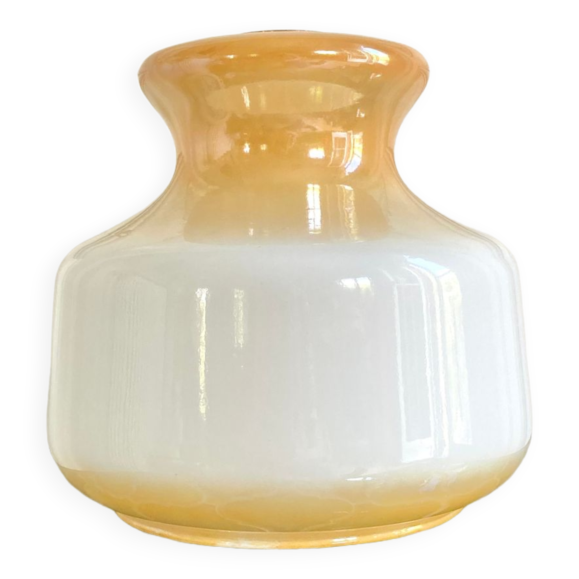Suspension opaline années 70