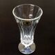 1970s 4 Champagne Flutes Clear Faceted Glass