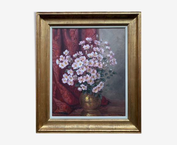 Peinture "Nature morte aux fleurs"