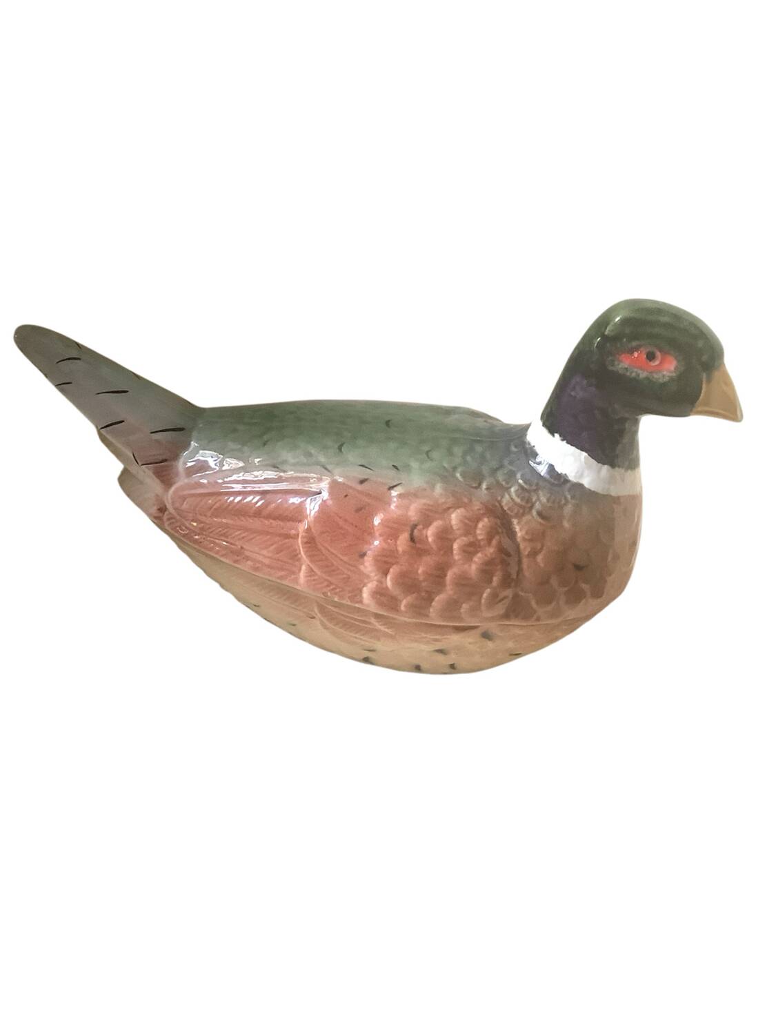 Ceramic terrine signed Michel Caugant