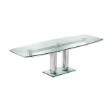 Table extensible en verre designer Thomas Althaus