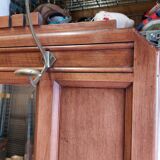 Old wooden wall-mounted locker room - Art Deco